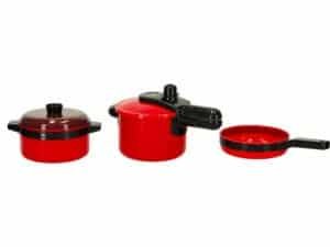 1. Set de oale și tigaie pentru joacă, joacă de rol, bucătărie pentru copii.