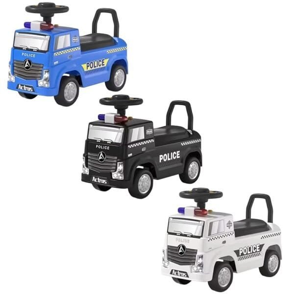 Masinuta pompieri fara pedale - - Masinuta fara pedale are design de camion de interventie