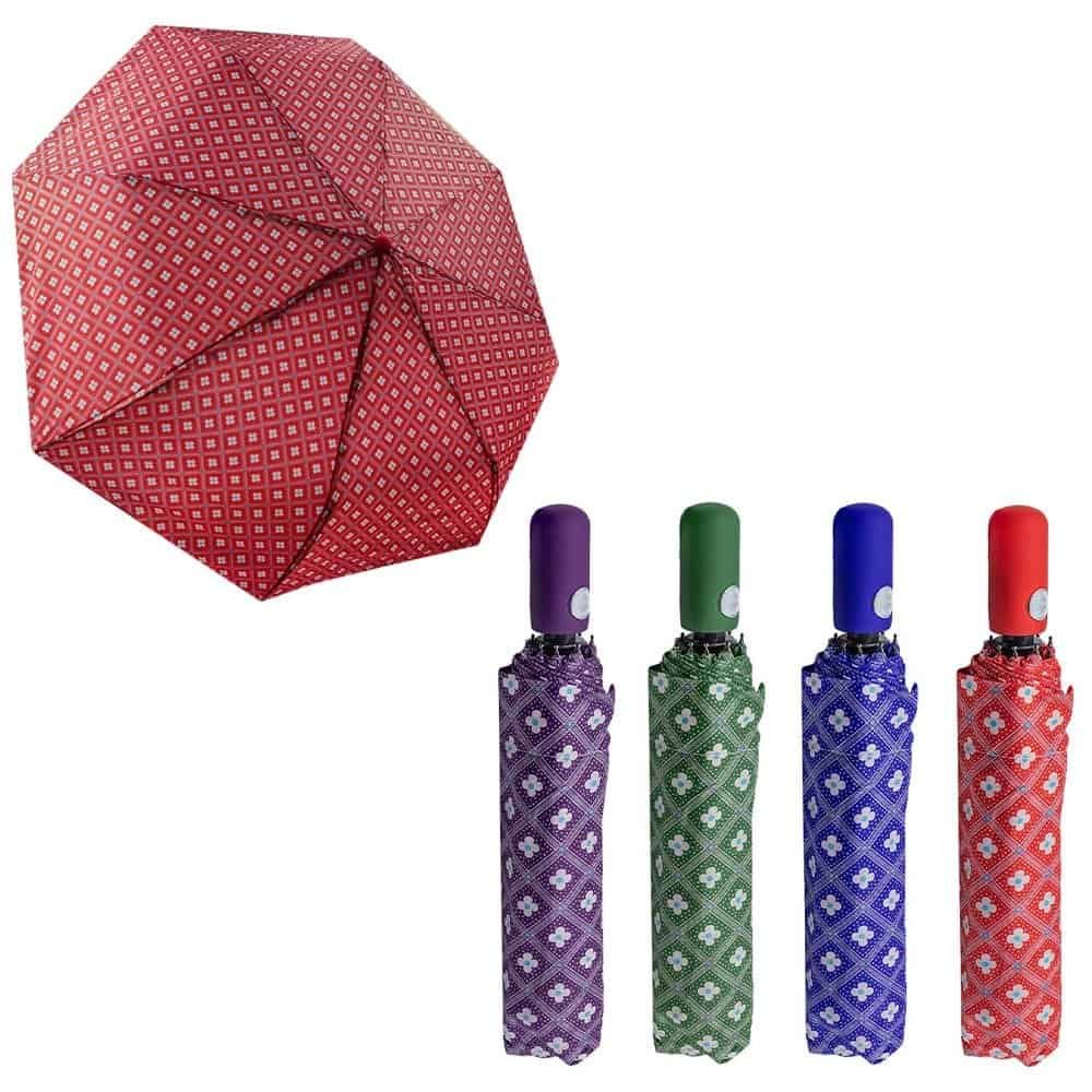 maner cu bucla textila si buton de deschidere.