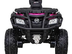 1. Mașină electrică pentru copii, model ATV robust și sigur pentru joacă în curte.