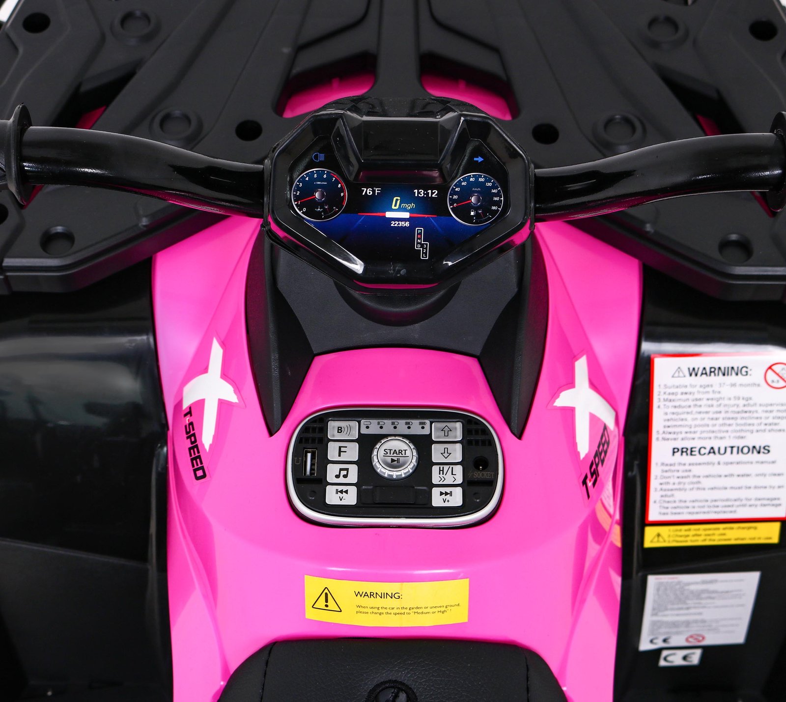 Quad XT-SPEED 4x4 Pink - Image 9