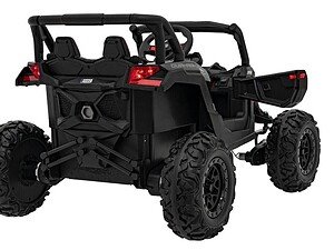 Mașină electrică pentru copii, robuste și ideale pentru joacă în aer liber, model off-road.