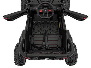 Jucarie masina electrica pentru copii, design realist si 4x4, siguranta si distractie pentru cei mici.