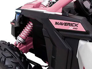 Mașină electrică pentru copii Maverick X RC roz, jucărie off-road pentru distracție în aer liber.
