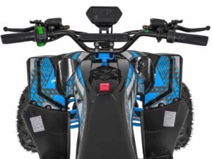 1. Moped electric pentru copii cu display digital și design modern.