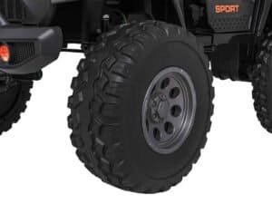 Jucărie educațională pentru copii, mașinuță cu roți masive și detalii realiste.