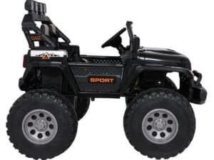 Mașină electrică pentru copii off-road, model sport, ideală pentru distractie în aer liber.