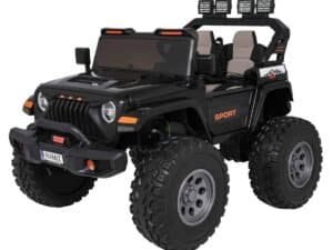 Jucarie electrica off-road pentru copii, mașinuță SUV sport cu faruri și scaune confortabile.