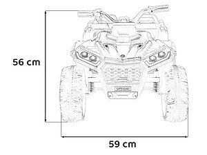1. Jucărie electrică pentru copii, ATV robust și sigur, perfect pentru joacă în aer liber.