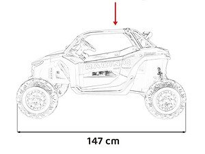 1. Jucarie pentru copii, mașinuță de apăsare cu greutate maximă de 35 kg.