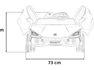 Jucarie masina electrica pentru copii, autovehicul cu dimensiuni 73x44 cm, ideal pentru joaca.