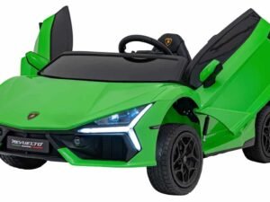 Mașinuță electrică pentru copii, modele sportive, culoare verde neon, jucărie de calitate.