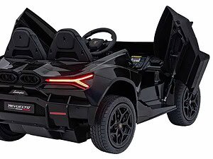 Mașinuță electrică copii Lamborghini revuelto, design sport și sigură pentru cei mici.