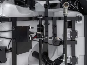 1. componente mecanic pentru jucarii, structura din plastic si metal, pentru proiecte educative.