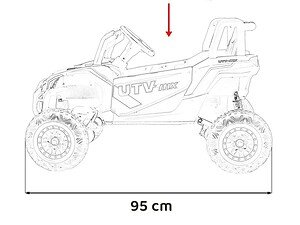 1. Mașinuță jucărie electrică pentru copii, maxim 30 kg, 95 cm lungime, culoare pentru băieți și fete.