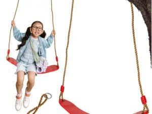 Pluş pentru leagăn copii, jucărie de grădiniță, activitate distractivă în aer liber.