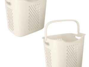 Colector de jucării pentru copii, alb, ideal pentru organizarea și depozitarea jucăriilor mici.