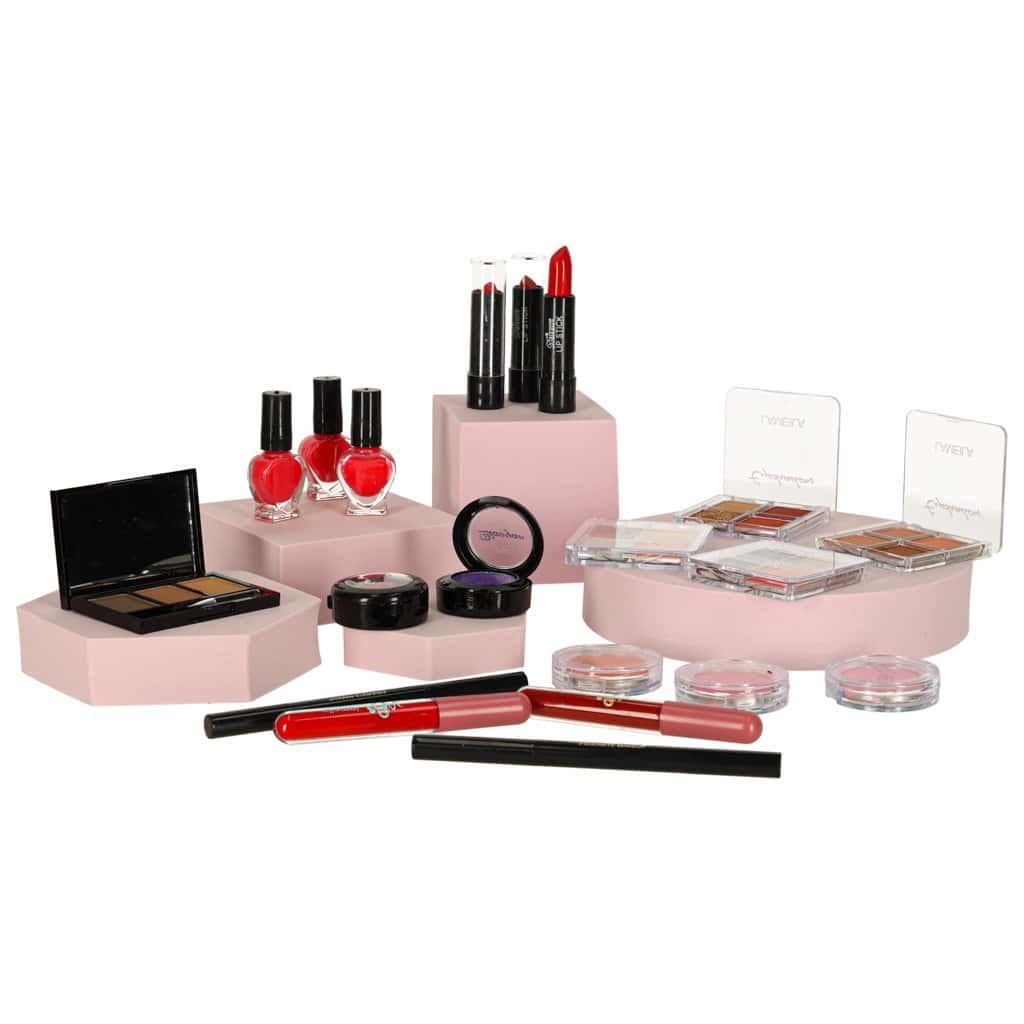 1. Set de machiaj pentru joacă, jucării educative pentru fetițe și băieți mici.