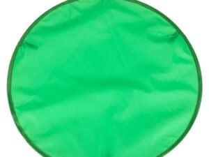 1. Perete de joacă rotund pentru copii, verde, din material durabil și sigur.