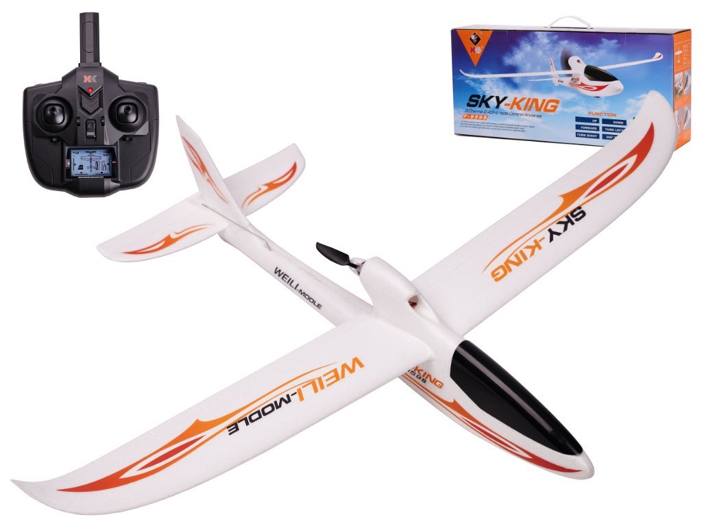Radiocomanda pentru zburat avioane de jucarie, model SKY-KING, control precis.