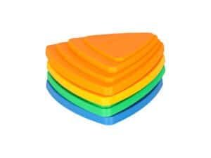 Varfuri pentru cuburi de joc, set colorat pentru copii, materiale sigure și durabile, jucării educative pentru cei mici.