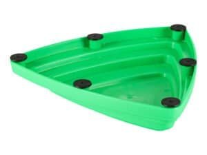 Plasă de joacă pentru copii din plastic verde, sigură și ușor de utilizat.