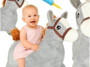 Pentru copii jumper jumper cu pompa de cauciuc cal cal