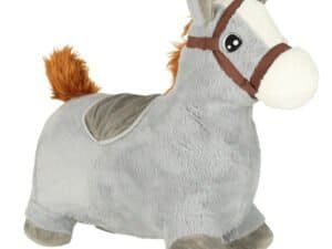 Moș Crăciun decorativ pentru copii, jucărie păpușă în formă de cal, ideală pentru camera micuților.