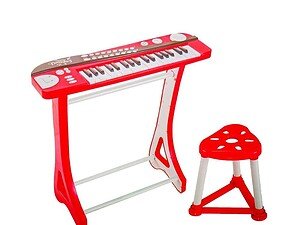 Orga cu baterii/suport/scaunel - <p><span style="color:#222222;font-family:Verdana