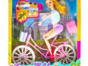 Papusa cu bicicleta - Papusa cu bicicleta