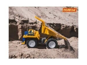 1. Excavator de jucarie pentru copii, jucarie de construit nisip pentru joaca si exterior.