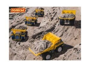 1. Miniaturi camioane de jucărie pentru nisip, set de construcție pentru joacă în aer liber.