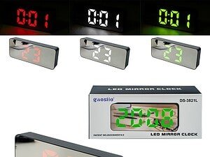 Ceas electronic de masa - - Pachetul contine 1 ceas electronic si 1 cablul de incarcare USB-DC 5V.