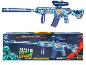 Mitraliera automata cu bile gel si accesorii - <p>- Setul contine 1 mitraliera care se asambleaza din 6 piese