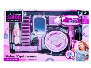 Uscator de par + accesorii - - Setul cu accesorii de infrumusetare contine 4 piese diferite: 1 uscator de par