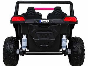 1. Mașinuță electrică pentru copii, design robust, sigur pentru joacă în aer liber.