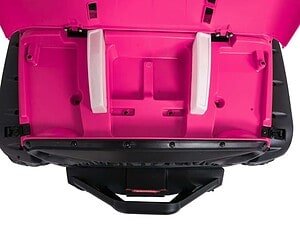 Cutie de depozitare pentru jucării, jucării din plastic roz, spațiu de joacă pentru copii, organizare jucării copii, casuta de jucarii pentru copii.