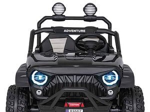 1. Mașinuță electrică pentru copii, design sportiv, lumini LED și siguranță maximă.