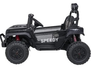 Mașină electrică pentru copii, model off-road cu bikini și suspensie.