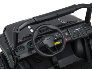 1. Bord de comandă pentru mașinuță electrică copii, design sigur și ergonomic.