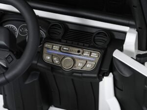 Radio control pentru mașinuțe electrice pentru copii, detaliu interior.