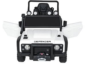 1. Mașinuță electrică pentru copii, model Defender, perfectă pentru joacă în aer liber.