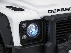 Jucarie interactiva pentru copii, mașinuță electrică 4x4, model Land Rover Defender.