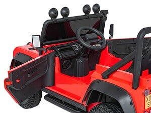 1. Jucarie jeep pentru copii, masina electrica pentru copii, design realist si sigur.
