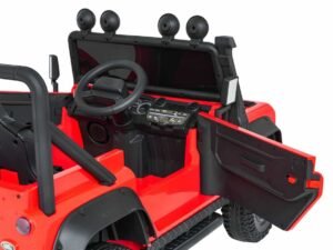 1. Masina jucarie pentru copii, terrein off-road, model electric, culoare roșie.