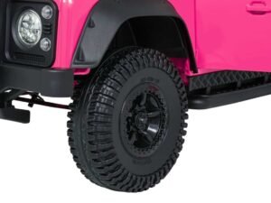 Jucarie casuta motor off-road pentru copii, roti mari si detalii realiste.