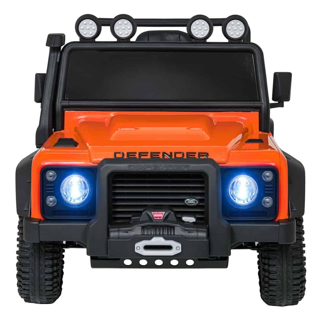 1. Masinuta electrica pentru copii, model Land Rover Defender, jucarie off-road cool.
