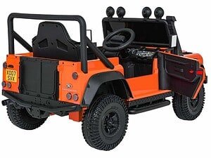 Mașinuță electrică pentru copii de tip off-road, model realist și sigur pentru joacă.