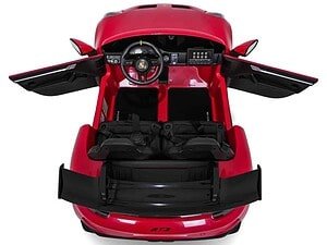 1. Masina electrica pentru copii Porsche, design sportiv si stil autentic.