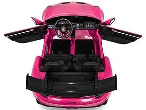 - Jucarie masinuta sport Ferrari roz pentru copii, off-road, cu sunete si lumini.